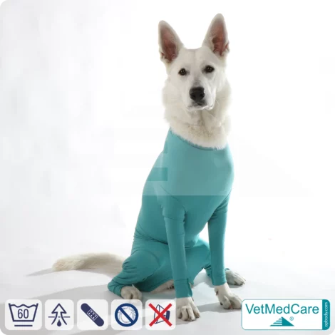 Dog bodysuit with legs | full body vest / coat / jacket / hoodie - especially for the female dog | VetMedCare®