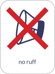 No ruff icon