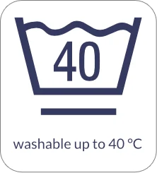 Washable up to 40 °C Icon
